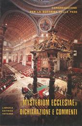 Dichiarazione Mysterium Ecclesiae (24 giugno 1973). Testo latino e italiano