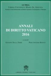 Annali di diritto vaticano (2016)