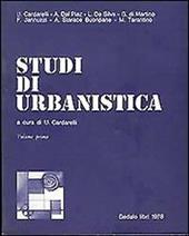 Studi di urbanistica. Vol. 1