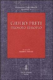 Giulio Preti. Filosofo europeo