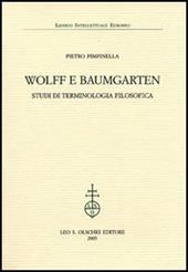 Wolff e Baumgarten. Studi di terminologia filosofica