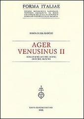 Ager Venusinus II (IGM 175 II SO; 187 I NO; 187 I SE; 188 IV NO; 188 IV SO)