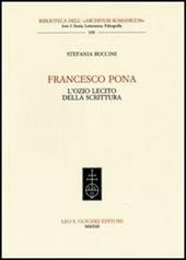Francesco Pona. L'ozio lecito della scrittura