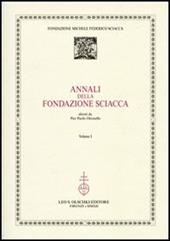 Annali della Fondazione Sciacca. Vol. 1
