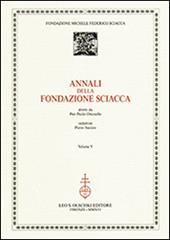 Annali della Fondazione Sciacca. Vol. 5