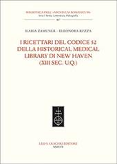 I ricettari del codice 52 della Historical Medical Library di New Haven (XIII sec. U.Q.)