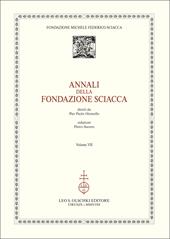 Annali della Fondazione Sciacca. Vol. 7