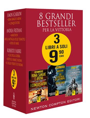8 grandi bestseller. Per la vittoria - Roberto Fabbri, Andrea Frediani, Simon Scarrow - Libro Newton Compton Editori 2021 | Libraccio.it