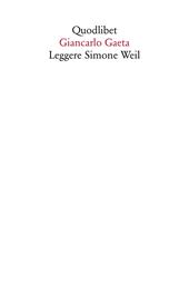 Leggere Simone Weil