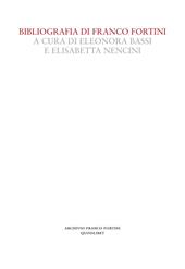 Bibliografia di Franco Fortini