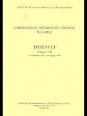 Corrispondenze diplomatiche veneziane da Napoli: dispacci. Vol. 7