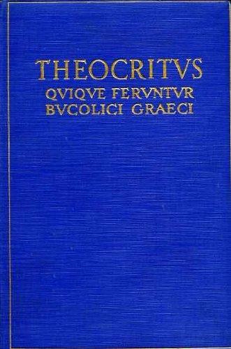 Quique feruntur bucolici graeci - Teocrito - Libro Ist. Poligrafico dello Stato 1993, Classici greci e latini | Libraccio.it