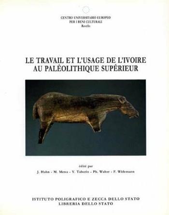 Le travail et l'usage de l'ivoire au paléolitique supérieur  - Libro Ist. Poligrafico dello Stato 1995, Varia di arte e letteratura | Libraccio.it