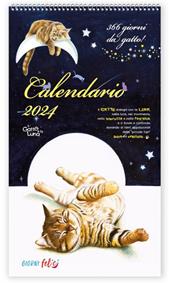 Calendario 2024. Il gatto e la luna