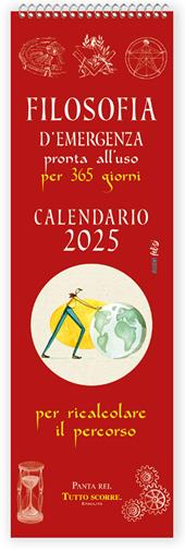 Filosofia d'emergenza pronta all'uso per 365 giorni per ricalcolare il percorso. Calendario 2025