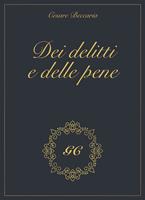 Dei delitti e delle pene. Ediz. speciale