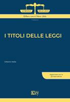   I titoli delle leggi 20