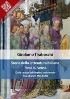   Storia della letteratura italiana. Vol. 3/2