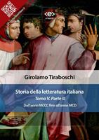   Storia della letteratura italiana. Vol. 5/2
