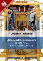   Storia della letteratura italiana. Vol. 6/1