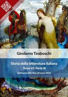   Storia della letteratura italiana. Vol. 7/3