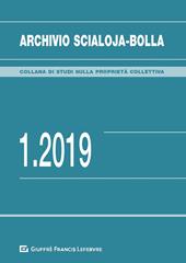 Archivio Scialoja-Bolla (2019). Vol. 1