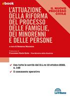 L'attuazione della riforma del processo delle famiglie, dei minorenni e delle persone