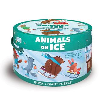 Animals on ice. Ediz. a colori. Con puzzle - Matteo Gaule, Ester Tomè - Libro Sassi 2019, Sassi junior | Libraccio.it