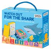 Watch out for the shark. Valigetta con carte e stickers. Ediz. a colori. Con 44 carte. Con 40 Adesivi