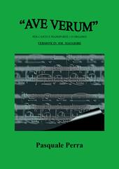 «Ave Verum» per canto e pianoforte (o organo). Versione in Sol maggiore