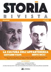 Storia Rivista (2021). Vol. 10: cultura dell'appartenenza. Giovanni Volpe, Berto Ricci, La.