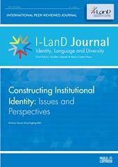 I-LanD Journal. Identity, language and diversity (2019). Vol. 1: Constructing Institutional Identity: Isues and Perspectives.