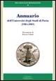 Annuario dell'Università degli studi di Pavia (1985-2003). Con CD-ROM