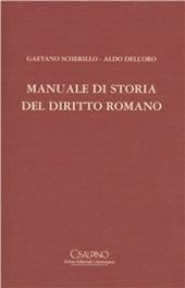 Manuale di storia del diritto romano