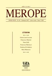 Merope. Vol. 65: Letteratura