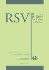 RSV. Rivista di studi vittoriani. Vol. 48