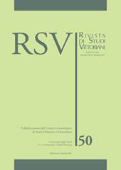 RSV. Rivista di studi vittoriani. Vol. 50