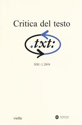 Critica del testo (2018). Vol. 2