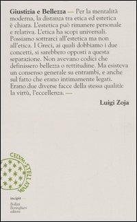 Giustizia e bellezza - Luigi Zoja - Libro Bollati Boringhieri 2007, Incipit | Libraccio.it