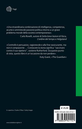 Controllo. Storia e attualità dell'eugenetica - Adam Rutherford - Libro Bollati Boringhieri 2023, Saggi | Libraccio.it