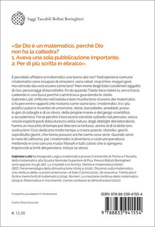 Il riso di Talete. Matematica e umorismo - Gabriele Lolli - Libro Bollati Boringhieri 2023, Saggi tascabili | Libraccio.it