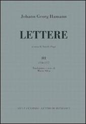 Lettere. Vol. 3: (1770-1777).