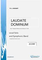Laudate Dominum. Vocal solo and symphonic band. Partitura