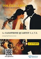   Por una cabeza - Saxophone Quartet set of PARTS