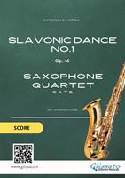   Slavonic Dance - Saxophone Quartet SCORE