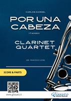   Por una cabeza - Clarinet Quartet score & parts