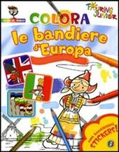 Colora le bandiere d'Europa. Con stickers. Ediz. illustrata