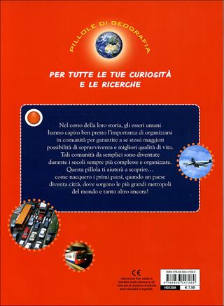 Paesi, città, metropoli. Con adesivi. Ediz. illustrata  - Libro Touring Junior 2009, Pillole di geografia | Libraccio.it