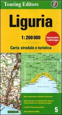 Liguria 1:200.000  - Libro Touring 2009, Carte regionali 1:200.000 | Libraccio.it