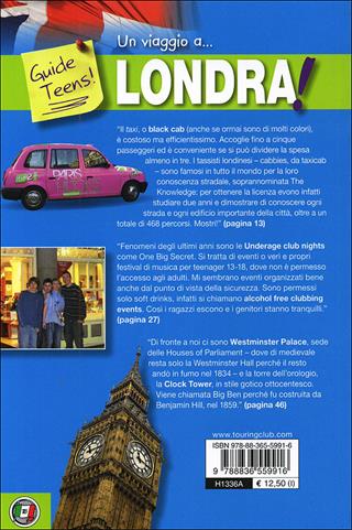 Un viaggio a... Londra!  - Libro Touring 2012, Guide Teens | Libraccio.it